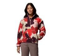 Columbia - Polaire femme Sequoia Grove Printed Half Zip Washed Red / Ikatbloom - S