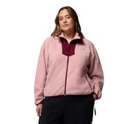 Columbia Sequoia Grove Veste polaire zippée intégrale pour femme - Rose gomme - Bordeaux riche - Taille S