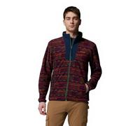 Columbia Sequoia Grove Veste polaire zippée intégrale pour homme Motif horizons vin riche Taille L