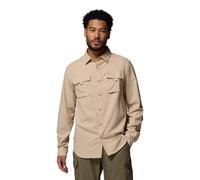 Columbia Chemise Silver Ridge Utility II LS – protection solaire, évac. humid. – Beige M Homme