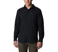 Columbia Silver Ridge Utility Lite Long Sleeve Chemise de randonnée, Noir, Taille S Homme
