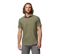 Columbia Silver Ridge Utility Lite Short Sleeve Chemise de randonnée, Vert Pierre, Taille M Homme