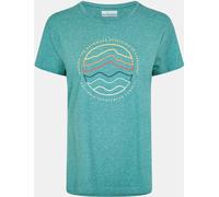 Columbia Sloan Ridge T-Shirt Womens Teal 16 (XL) Female