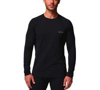 Columbia - Sous-vêtement technique chaud et léger - Midweight Stretch Long Sleeve Top M Black pour Homme - Taille M - Noir Noir M