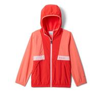 Veste à capuche Columbia Spire Valley Windbreaker orange intense blanc garçon - M