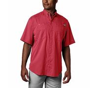 Columbia Sportswear Men's Tamiami II Short Sleeve Shirt, Sunset Red, 3X/Tall