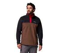 Columbia Homme Steens Mountain Half Snap 2 Pull En Polaire, Tabac, Noir, Rouge Mtn, M EU