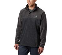 Columbia Steens Mountain Half Snap, Polaire Homme, Charcoal Heather/Shark, Taille S