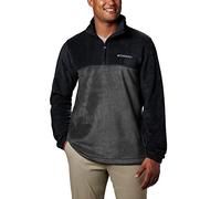Columbia Steens Mountain Polaire semi-zippée pour homme Noir/Grill, Taille L