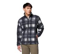 Columbia Steens Mountain Veste polaire imprimée pour homme - Fermeture éclair intégrale - Craie Omblur - Taille XL