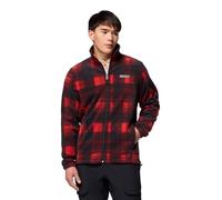 Columbia Steens Mountain Veste polaire imprimée pour homme - Fermeture éclair intégrale - Voile rouge omblur - Taille XXL
