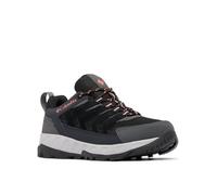 Columbia Strata Trail Low Chaussures de randonnée imperméables pour femme, Noir/Juicy, 42 EU