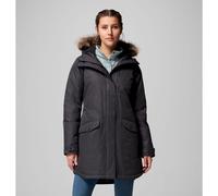 Columbia Manteau isolant long Suttle Mountain, imperméable, réfléchissant la chaleur, isolant synthétique, manches ajustables, fausse fourrure amovible - Femmes