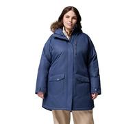 Columbia Suttle Mountain Veste Isolante Longue d'hiver, Bleu Marine, L Femme