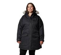Columbia Women's Suttle Mountain Long Insulated Jacket, 2024 Black, 3X Plus
