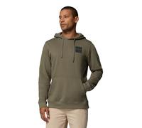Columbia Sweat à Capuche Trek pour Homme, Vert Pierre/Marque rectangulaire, Taille S