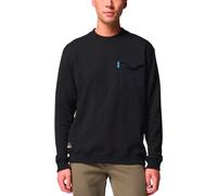 Columbia - Sweat en coton - High Cascades French Terry LS Black pour Homme en Coton - Taille S - Noir Noir S