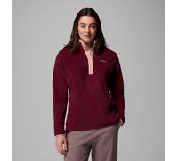 Columbia - Polaire 4 saisons - Benton Springs 1/2 Snap Pull Over II Rich Wine Eraser Pink pour Femme - Taille XL - Bordeaux Bordeaux XL