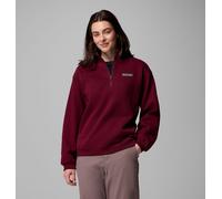 Columbia - Sweat-shirt Demi-zip Meridian Creek™ - Rouge - Taille XL - Femme