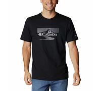 T-shirt Columbia Path Lake Graphic II manche courte noir gris - S