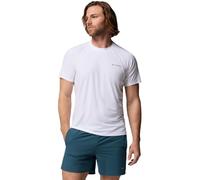 Columbia T-Shirt à Manches Courtes Stealth Spring pour Homme, Blanc, Taille S