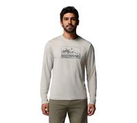 Columbia Parsons Point™ Graphic Long Sleeve T-shirt Blanc L Homme
