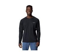 Columbia T-shirt à manches longues standard Tech Knit pour homme, noir