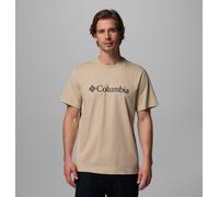 T-shirt Columbia CSC Basic Logo manches courtes beige marron - XL