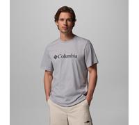Columbia Sportswear – T-shirt CSC Basic Logo Homme – coton biologique – gris chiné – XXL