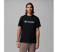 Columbia T-Shirt Basique avec Logo pour Homme, t-Shirt à Manches Courtes, Noir/Gem Columbia, XS