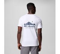 T-shirt homme Columbia Rapid Ridge™ Back Graphic Tee II Taille: L / Couleur: blanc / violet