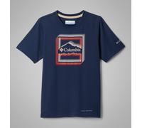 Columbia - T-shirt Fonctionnel avec Graphisme Tech Trail™ - Bleu - Taille XL (18 ans) - Garçon