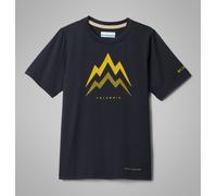 Columbia - Kid's Tech Trail Utility S/S Graphic Crew - T-shirt technique - XS - black / energetic