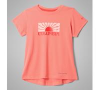 Columbia - T-shirt Fonctionnel avec Graphisme Tech Trail™ - Orange - Taille S (8 ans) - Fille