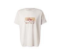 COLUMBIA T-Shirt fonctionnel 'Kwick Hike' marron / cappuccino / lie de vin / blanc, Taille XXL