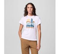 Columbia T-shirt ajusté Ruby Springs Graphic Fitted SS, un t-shirt confortable qui bouge avec vous, un design anti-transpiration, élégant et prêt pour l'aventure - Femmes