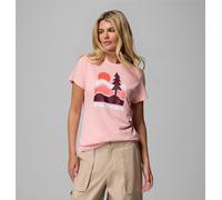 Columbia T-shirt ajusté Ruby Springs Graphic Fitted SS, un t-shirt confortable qui bouge avec vous, un design anti-transpiration, élégant et prêt pour l'aventure - Femmes