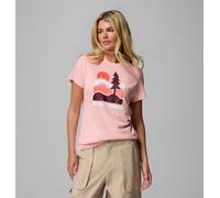 Columbia T-shirt ajusté Ruby Springs Graphic Fitted SS, un t-shirt confortable qui bouge avec vous, un design anti-transpiration, élégant et prêt pour l'aventure - Femmes