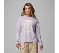 Columbia Rolling Bend™ Graphic Long Sleeve T-shirt Violet M Femme