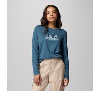 Columbia - T-shirt Graphique Manches Longues Ruby Springs™ - Bleu - Taille XS - Femme