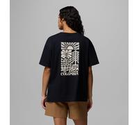 Columbia - Women's Rolling Bend Graphic Oversized Tee - T-shirt - XS - black / floral groove