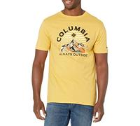 Columbia T-shirt graphique pour homme,jaune (Golden Nugget/Buck), taille S