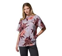 Columbia T-shirt imprimé Sequoia Grove, col côtelé, protection UPF 30, déclaration audacieuse - Femmes