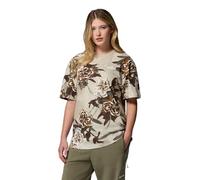 Columbia T-shirt imprimé Sequoia Grove, col côtelé, protection UPF 30, déclaration audacieuse - Femmes