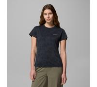 Columbia - Women's Bluebird Canyon II S/S Crew - T-shirt technique - S - black / florage jacquard