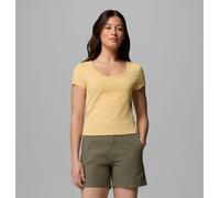 Columbia - T-shirt Technique Côtelé Pinetown Canyon™ - Jaune - Taille XS - Femme