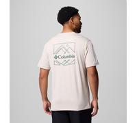 Columbia - T-shirt Technique Graphique Kwick Hike™ - Dark Stone Heather, Linescape - Taille XXL - Homme