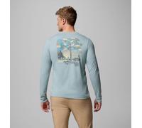 Columbia - T-shirt Technique Graphique Manches Longues PFG Uncharted™ - Bleu - Taille XXL - Homme