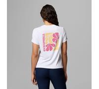 Columbia - T-shirt Technique Graphique Parsons Point™ - Blanc - Taille L - Femme