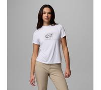 Columbia - T-shirt Technique Graphique Parsons Point™ - Blanc - Taille S - Femme